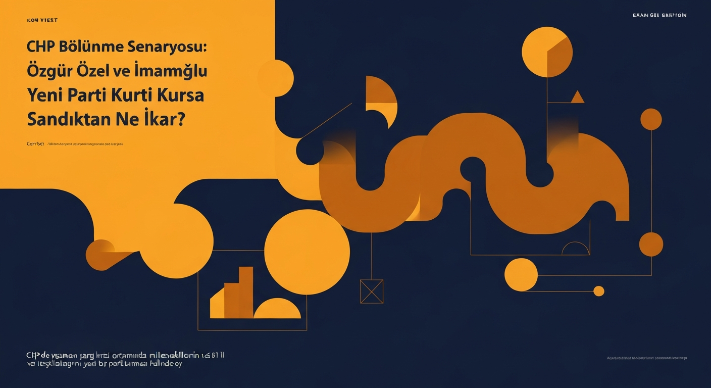 CHP Bölünme Senaryosu: Özgür Özel ve İmamoğlu Yeni Parti Kursa Sandıktan Ne Çıkar?