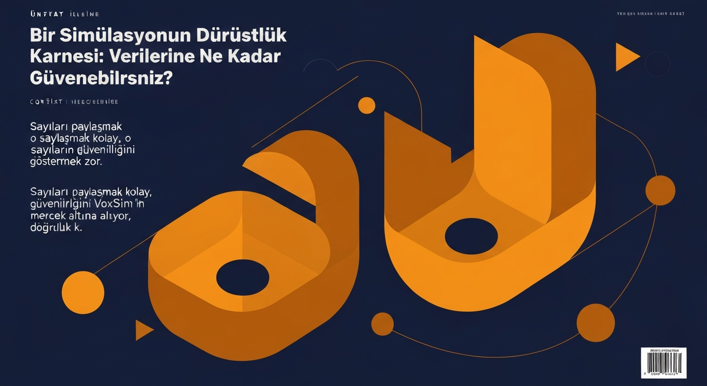 Bir Simülasyonun Dürüstlük Karnesi: VoxSim Verilerine Ne Kadar Güvenebilirsiniz?